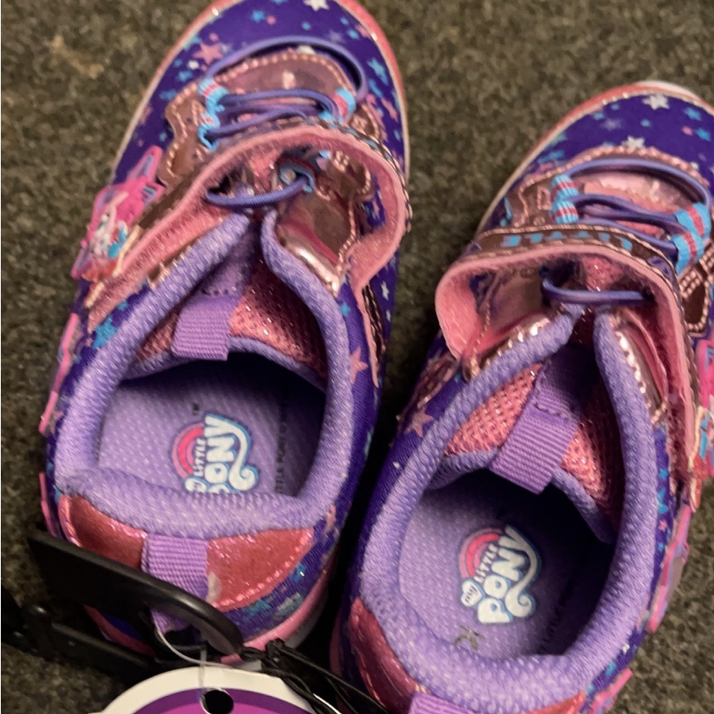 Kids light up, glitter, Multi colored, My Little Pony Shoes